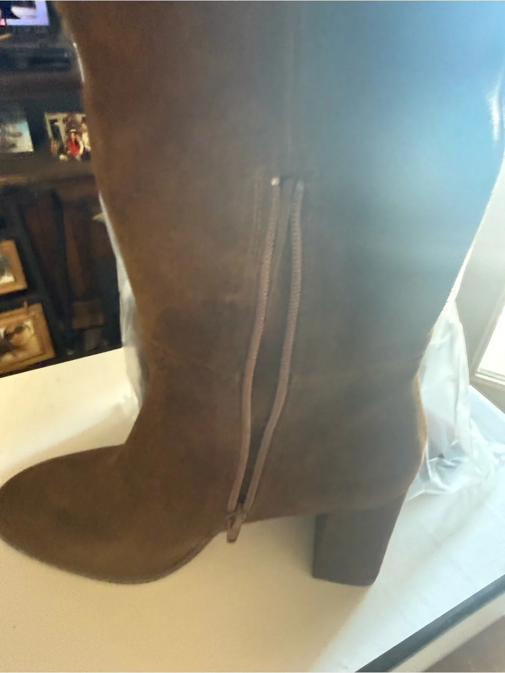 Steve Madden Women's Chocolate Brown Suede Over-the-Knee Boot 9.5